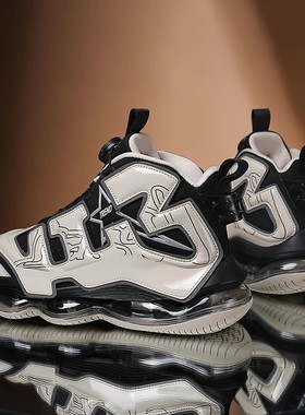 IVERSON/艾弗森篮球鞋男皮面耐磨新款秋冬官方旗舰店免系鞋带气垫