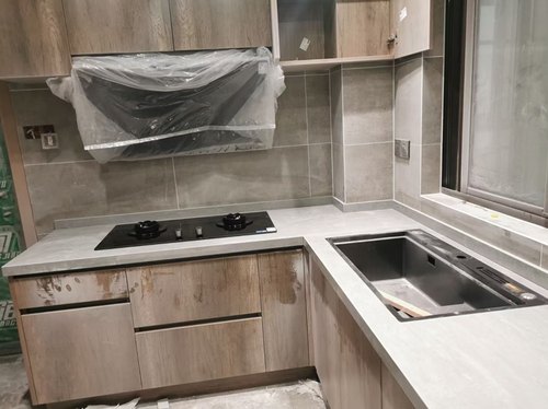 江苏地区定制厨房台面现代简约安装石英石岗石台面上门测量安装