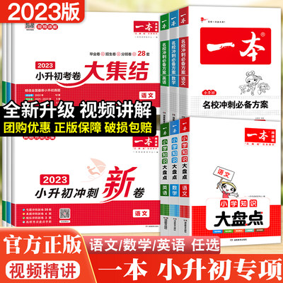 2023版一本小升初冲刺新卷真题卷