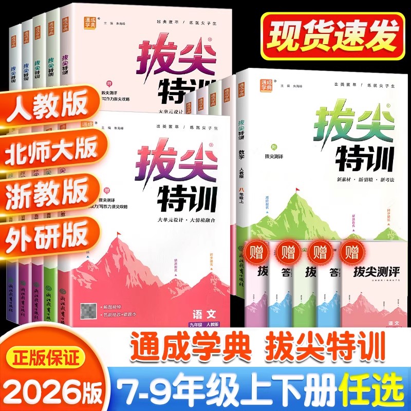 2025版初中拔尖特训教材同步训练