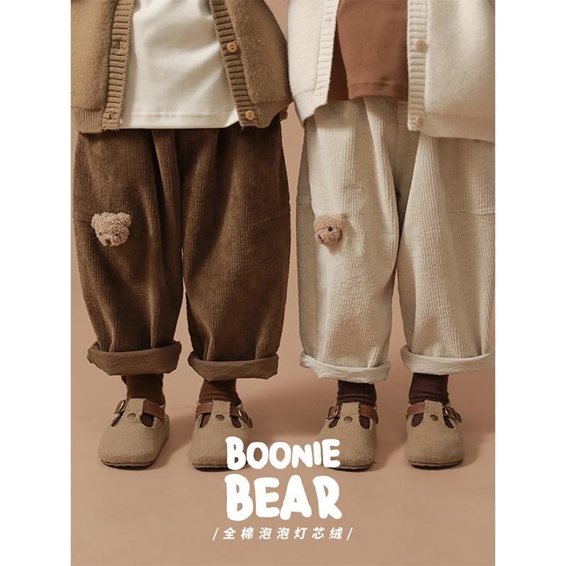 儿童灯芯绒裤裤子男宝宝休闲长裤