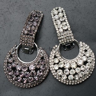 高档水貂皮草纽扣裘皮扣子大衣女领口大的貂皮装饰对扣搭扣鸭嘴扣