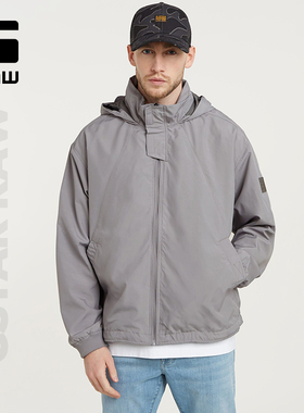 G-STAR RAW男士轻质运动春秋长袖痞帅舒适休闲夹克潮外套D25382