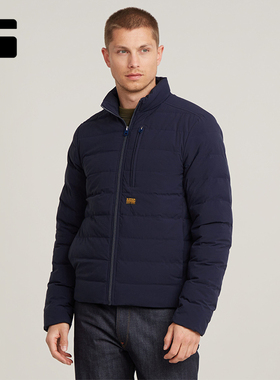G-STAR RAW2025冬季新款Foundation立领帅气夹克棉服外套D24276