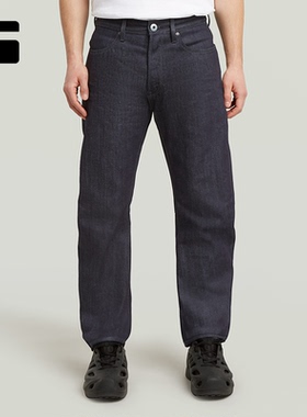 G-STAR RAW25年秋新Contor 3D立体品质牛仔裤男士直筒帅气D26999
