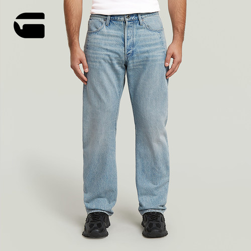 G-STAR男士直筒牛仔裤