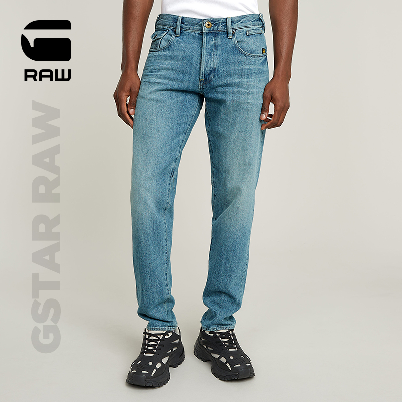 G-STAR RAW男士牛仔裤25年新款Morry FWD锥形收脚厚款长裤D26141