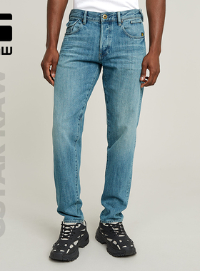 G-STAR RAW男士牛仔裤13盎司Morry FWD锥形收脚冬季厚长裤D26141