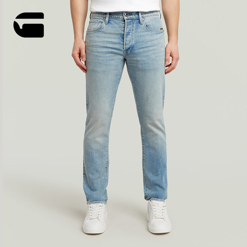 男士潮流帅气修身牛仔裤