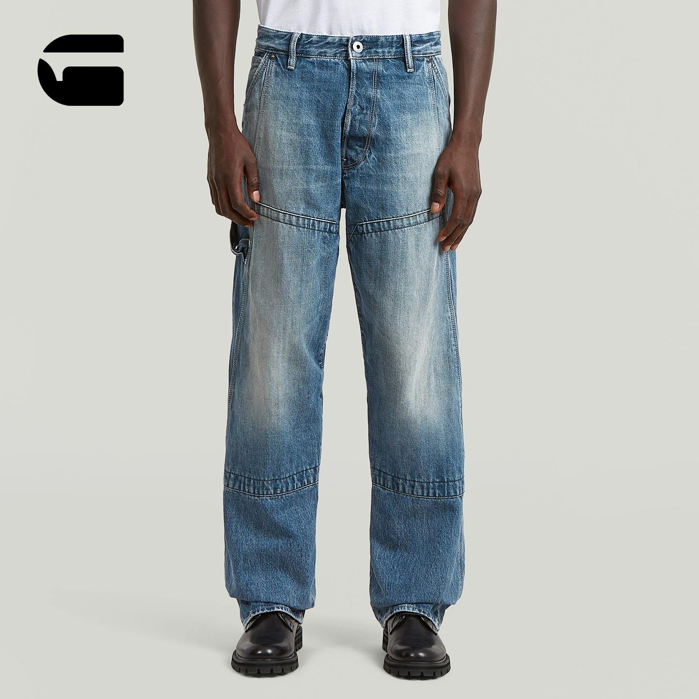 G-STAR纽扣门襟Contor宽松工装26春新品男款中腰帅气牛仔裤D27720,男装,牛仔裤,淘宝优惠券,粉丝福利购,淘宝优惠卷