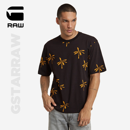 G-STARRAW短袖全印花T恤