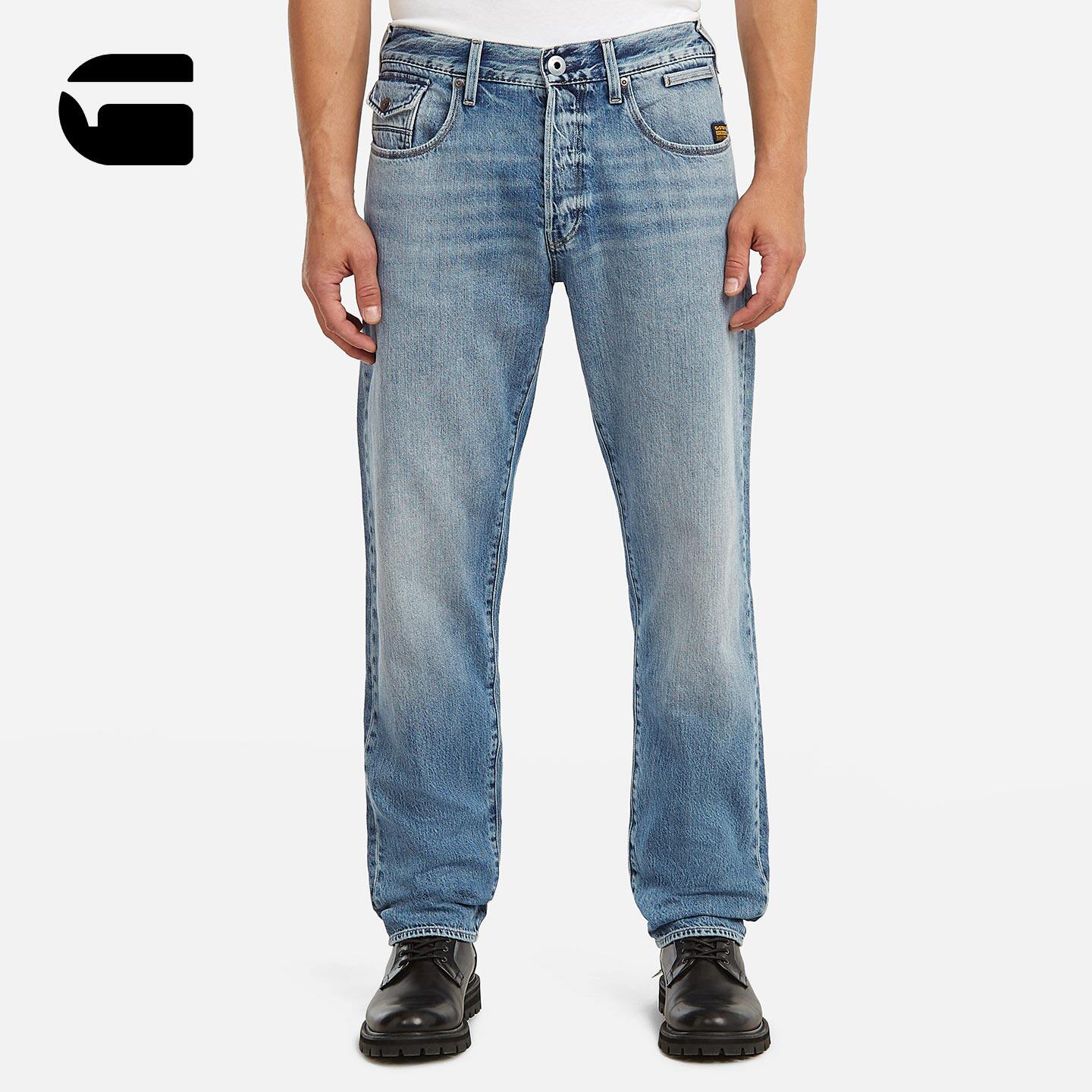 G-STAR Morry FWD锥形牛仔裤显瘦5口袋加固缝线百搭男裤26秋新品