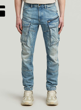 G-STAR RAW13盎司Rovic Zip 3D锥形25冬季男士有型厚牛仔裤D23077