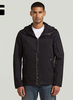 G-STAR男士修身Batt连帽拉链长袖帅气26年春季新款舒适外套D26502