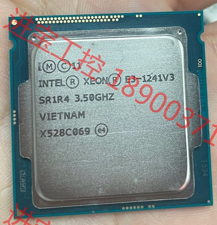 议价打包出正式版CPU e3 1241v3功能完好