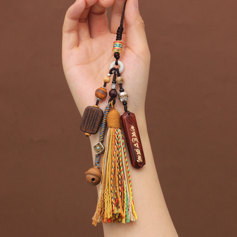 汽车挂件后视镜吊坠藏式手工原创