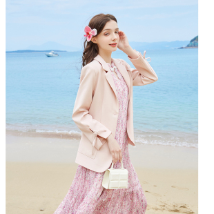 休闲西装 气质名媛新设计感小众小西服上衣 外套女2025春秋冬新款