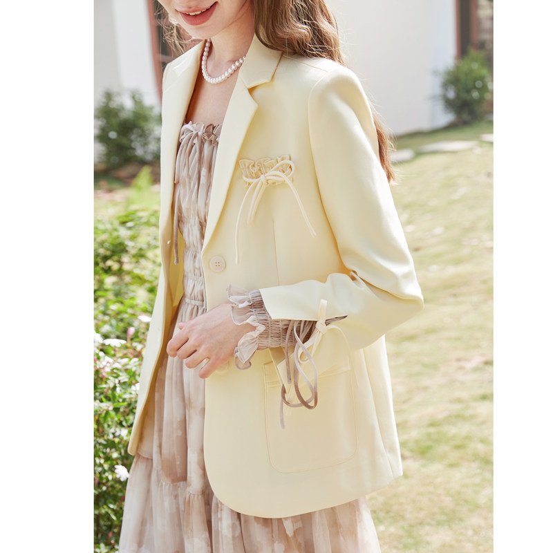 独特漂亮设计高级感小西装外套女2025秋季新款小个子上衣气质名媛