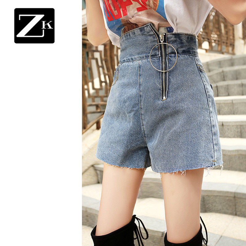 高腰牛仔裤短裤女装阔腿显瘦宽松a字夏夏季韩版潮2025新款外穿