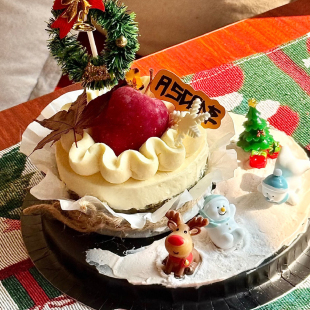 超可爱圣诞节主题苹果小奶糕圣诞麋鹿雪人礼物盒雪花草圈枫叶插件