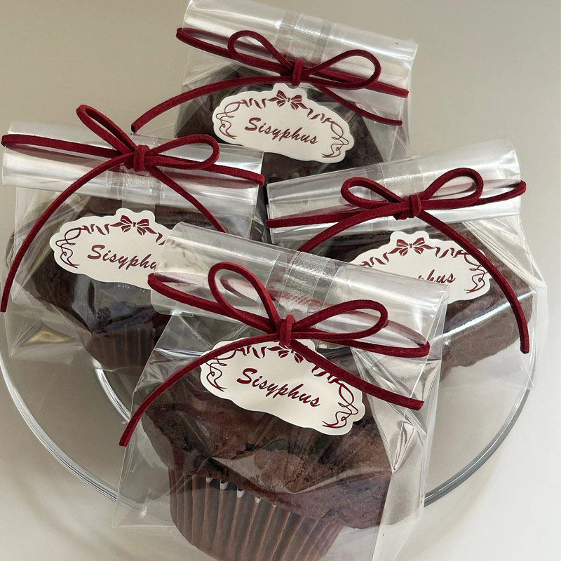 diy装扮透明小甜品蛋糕装饰包装袋皮龙绳丝带纸托自立袋礼品袋子,节庆用品/礼品,蛋糕/烘焙装饰用品,淘宝优惠券,粉丝福利购,淘宝优惠卷