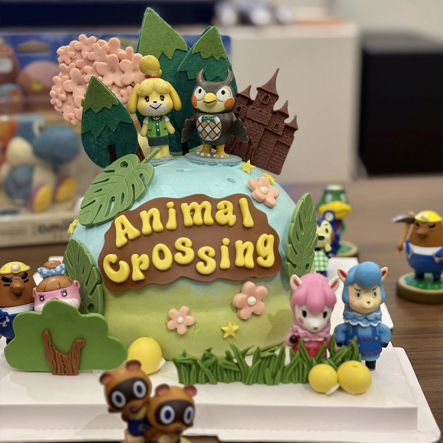 可爱儿童款动物森友会主题生日蛋糕装饰动物摆件城堡小树花朵插件,节庆用品/礼品,蛋糕/烘焙装饰用品,淘宝优惠券,粉丝福利购,淘宝优惠卷