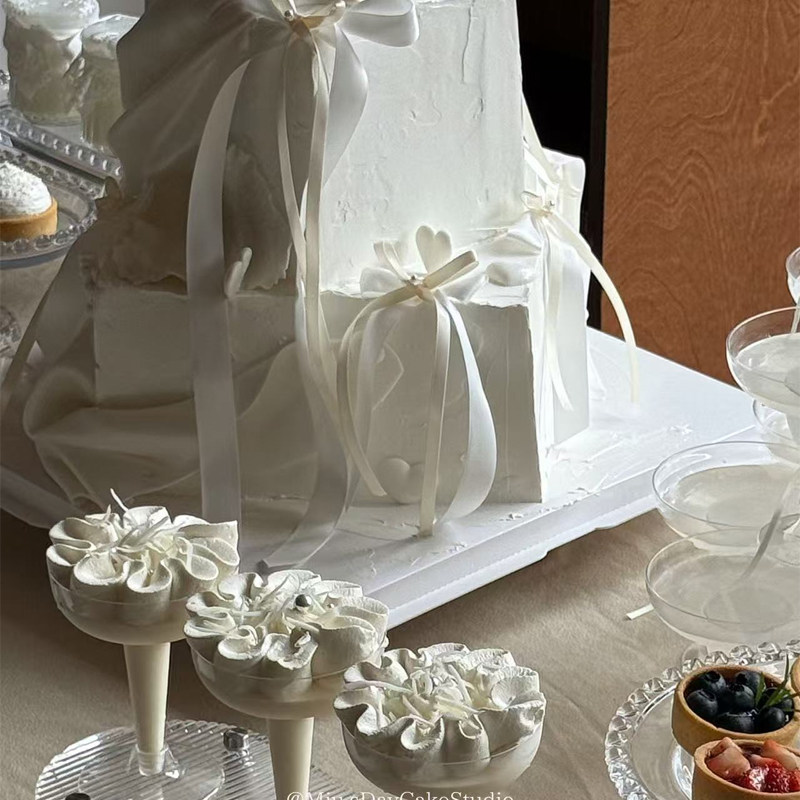 纯白色系婚礼订婚宴甜品蛋糕装饰DIY蝴蝶结丝带酒杯纸杯高脚杯,节庆用品/礼品,蛋糕/烘焙装饰用品,淘宝优惠券,粉丝福利购,淘宝优惠卷