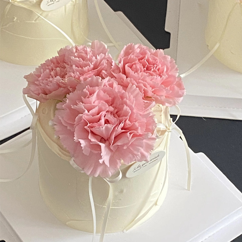 5.11母亲节ins鲜花蛋糕装饰丝带蝴蝶结康乃馨仿真花束送给妈妈,节庆用品/礼品,蛋糕/烘焙装饰用品,淘宝优惠券,粉丝福利购,淘宝优惠卷