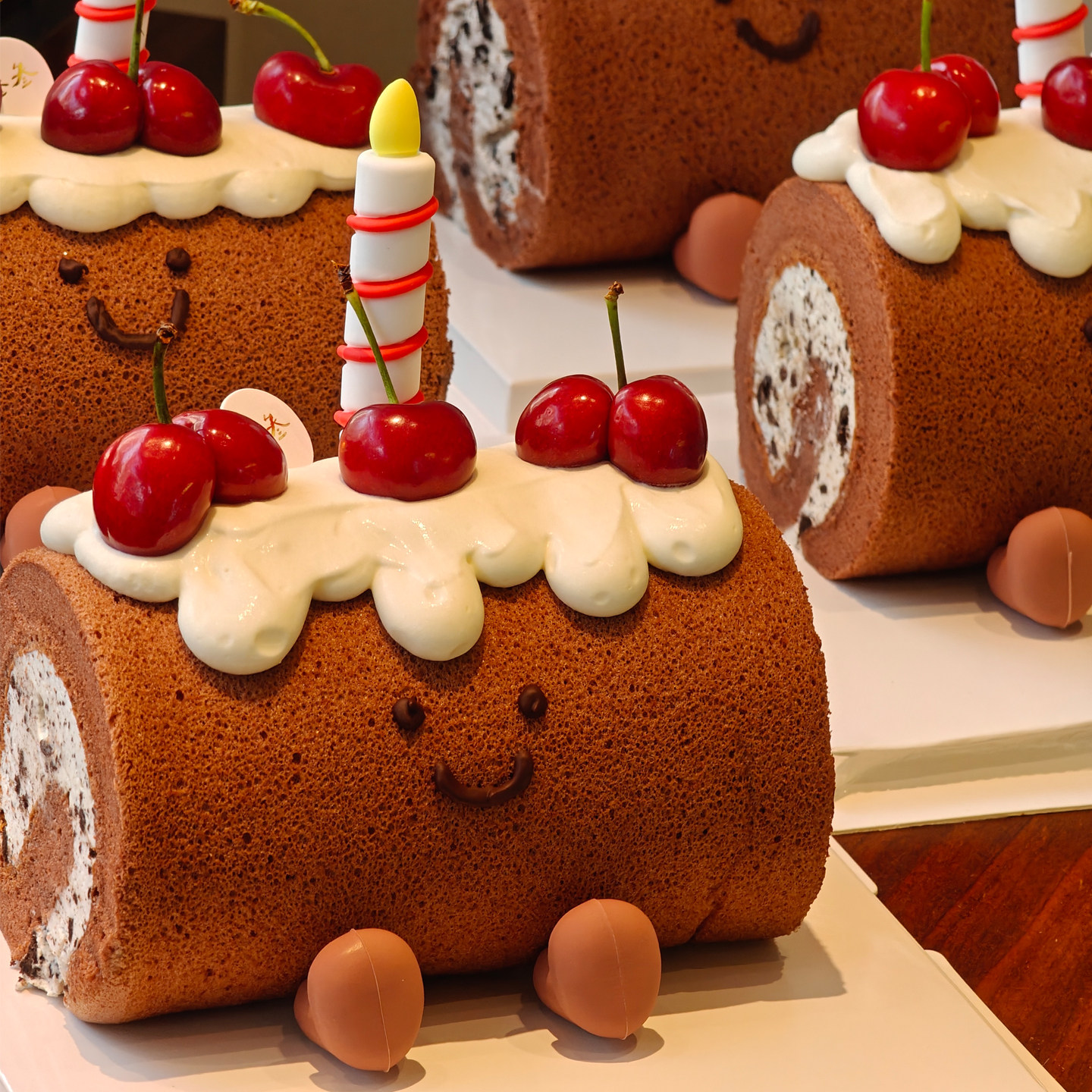 网红创意樱桃季jerrycat毛巾卷蛋糕装饰甜品烘焙蜡烛软陶小脚插件,节庆用品/礼品,蛋糕/烘焙装饰用品,淘宝优惠券,粉丝福利购,淘宝优惠卷