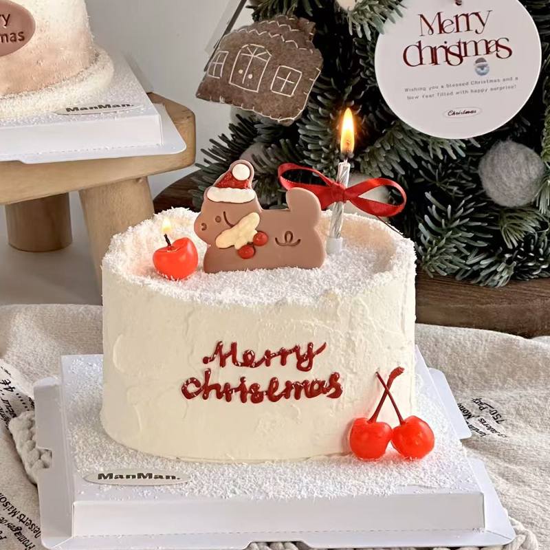 2025网红圣诞节主题腊肠小狗压模