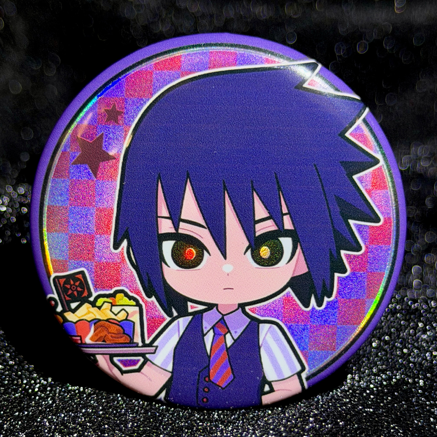 宇智波佐助同人周边火影忍者徽章吧唧谷子生日礼物C137