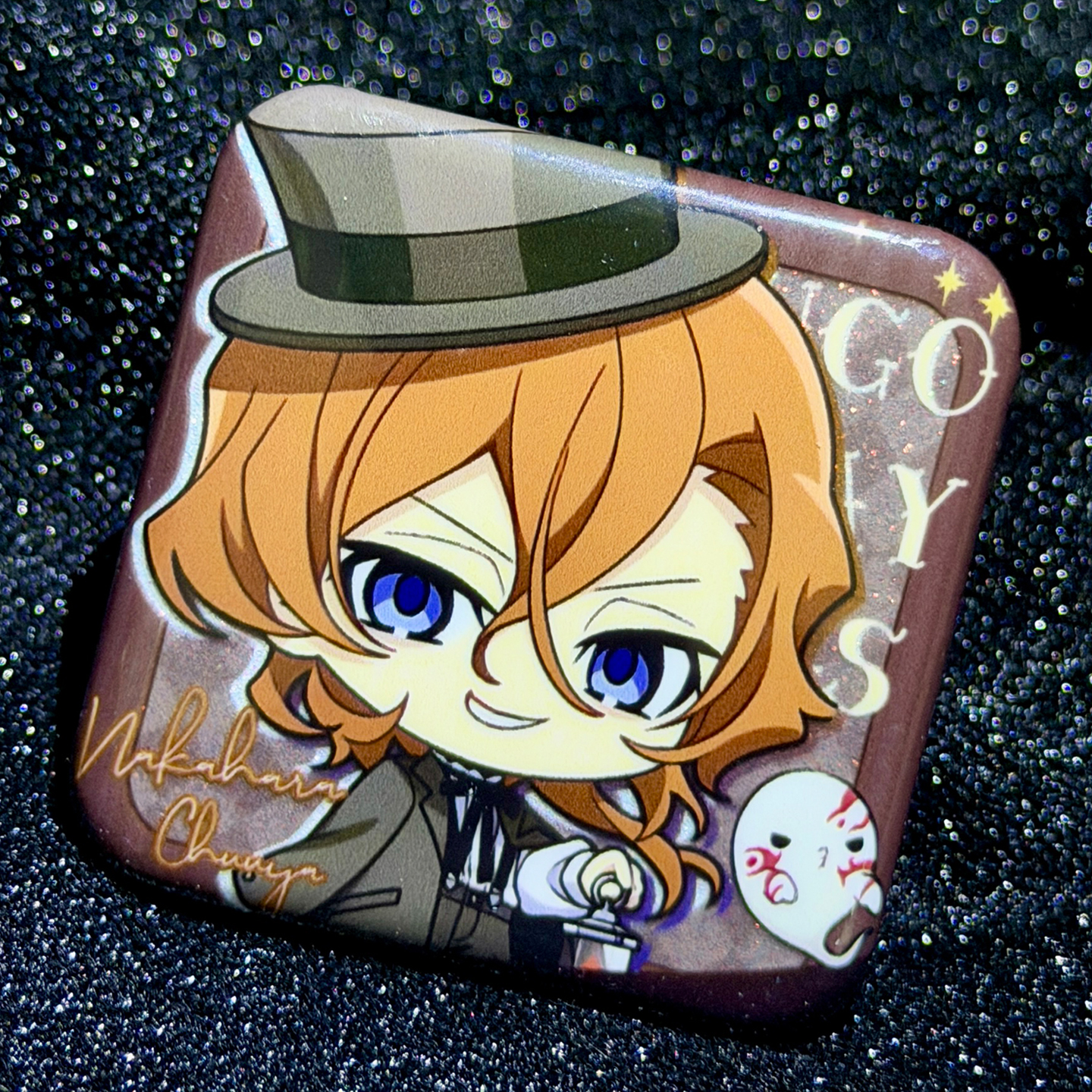 中原中也徽章文豪野犬同人周边吧唧谷子生日礼物C127