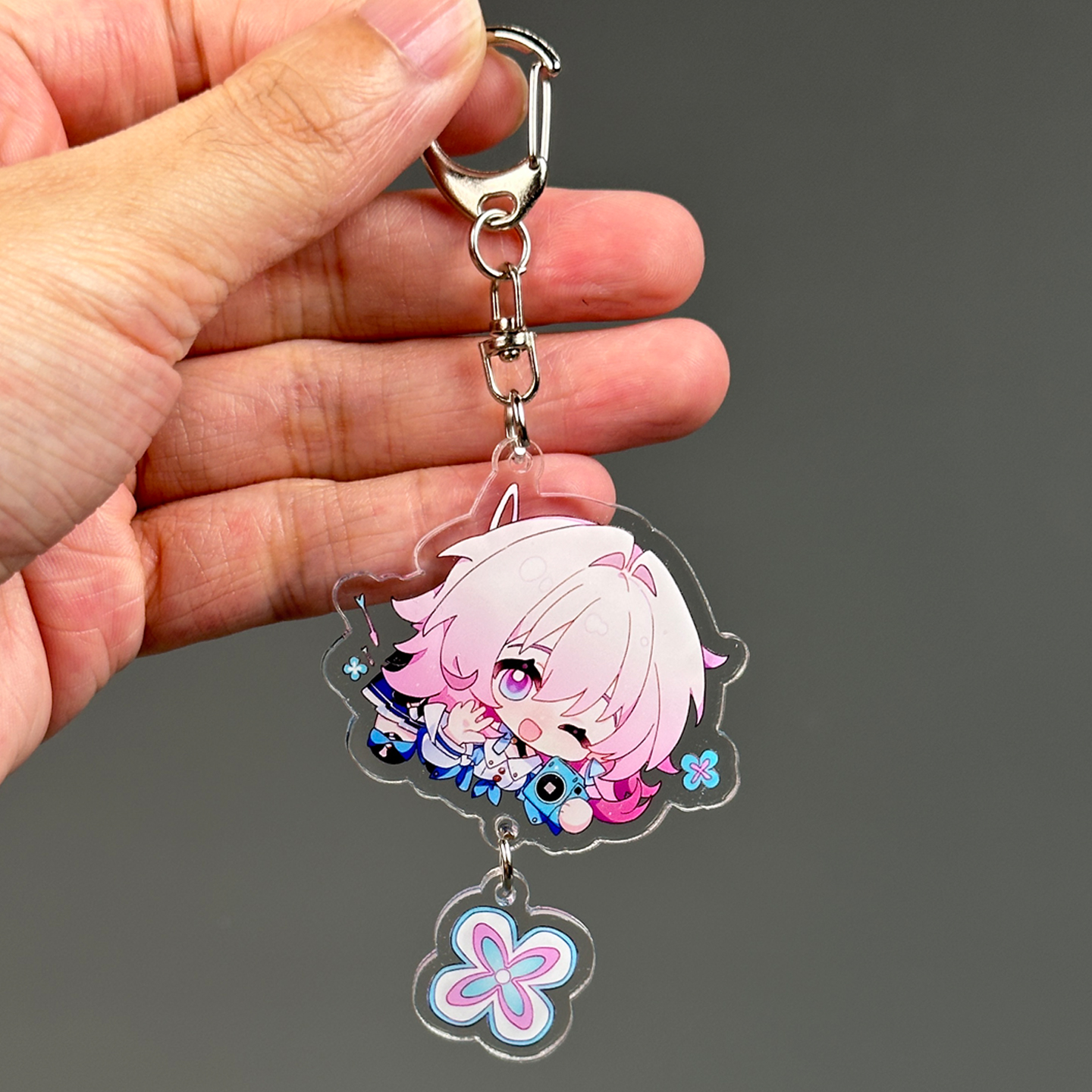 三月七 同人周边钥匙扣亚克力挂件书包挂饰谷子生日礼物B001