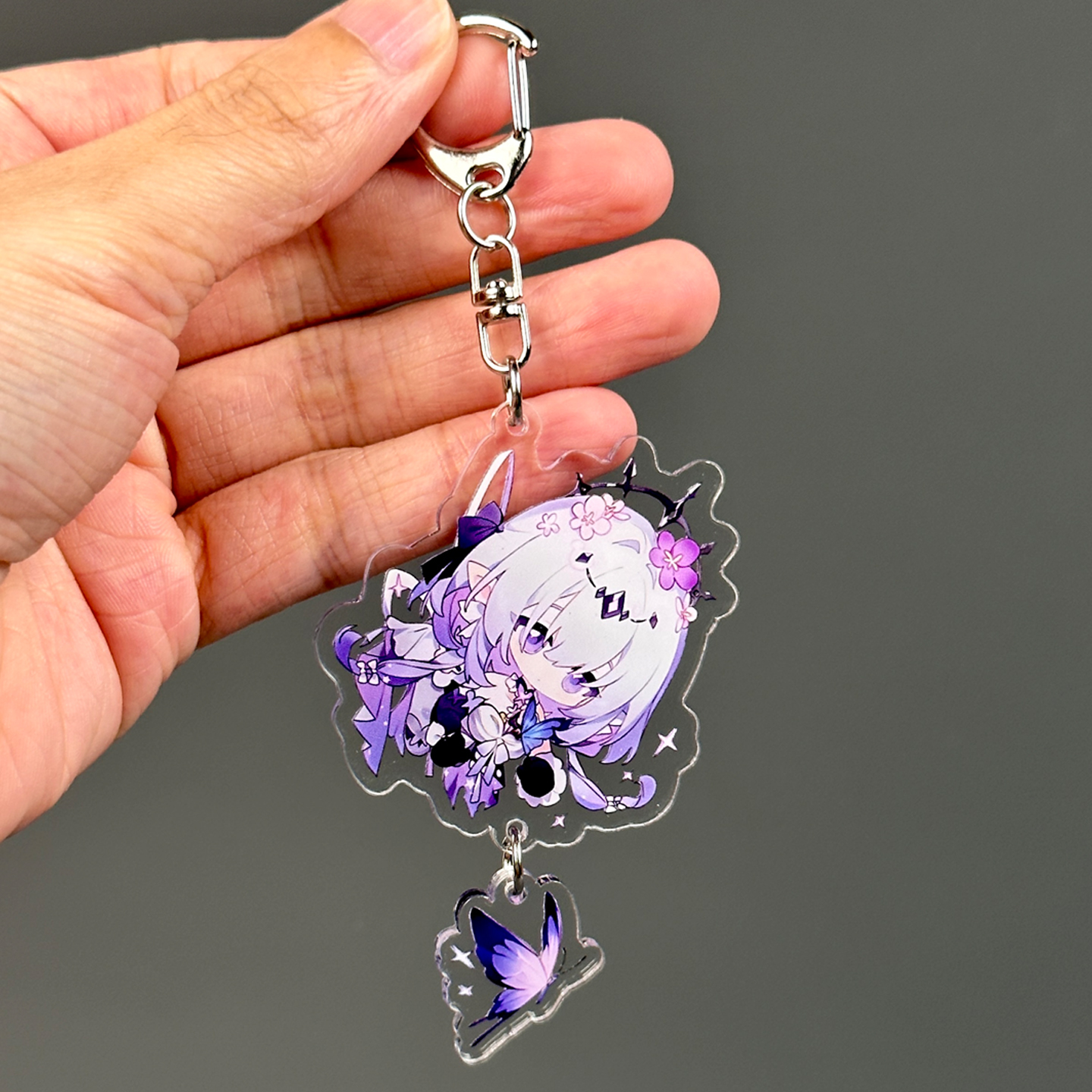 遐蝶 同人周边钥匙扣瑕蝶亚克力挂件书包挂饰谷子生日礼物B001