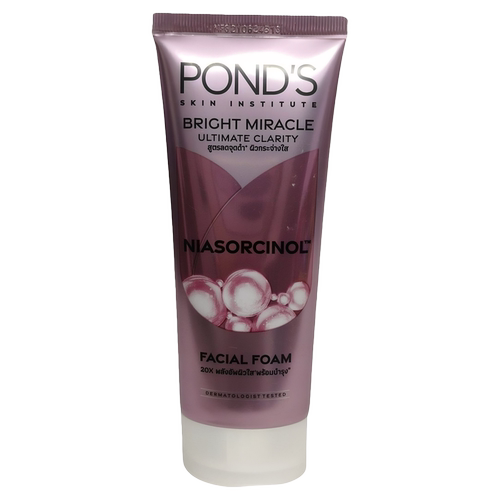 正品ponds旁氏粉色玻璃氨基酸通透洁面乳100g烟酰胺配方 养护肌肤