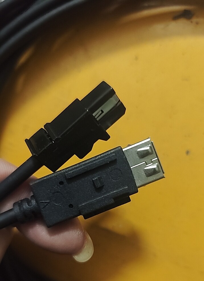 1.2米 闲置全新4p方头USB线 GAC连接线 A20UP04-A0 汽车HSL数据线