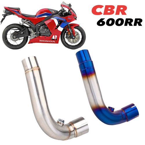 适用HONDA本田CBR600RR F5改装排气管去鼓中段替换原厂回压鼓声浪