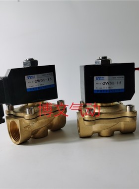 2W31-15 2W31-20 25 32铜体水阀二通电磁阀常闭管道疏水阀