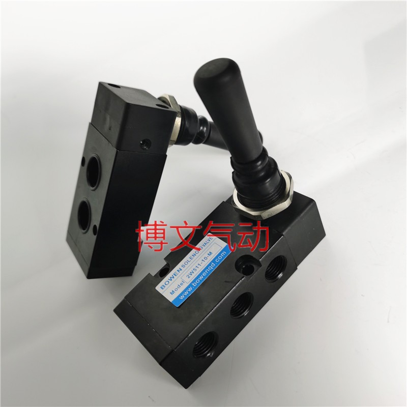 非标手动换向阀2W511-10-M手坂阀 手推换向板式气动阀