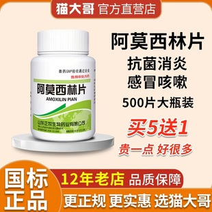 兽药兽用阿莫西林片宠物狗猫鸡药小鸡药鸡药片鸡药咳嗽感冒消炎药