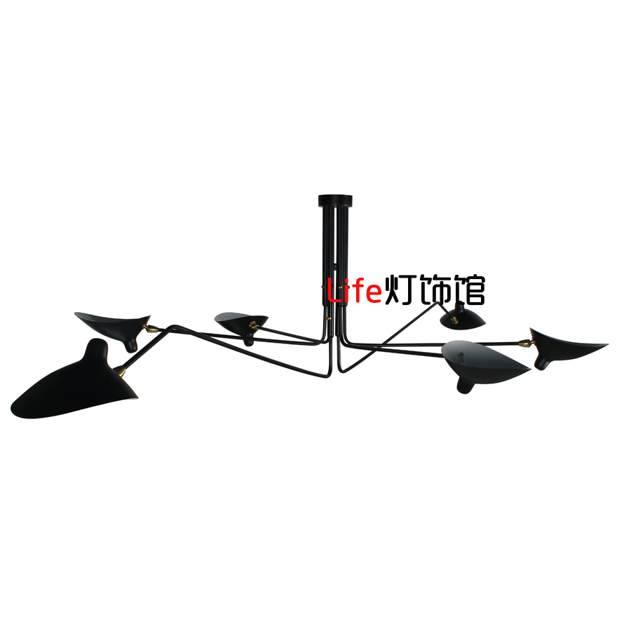 张牙舞爪工业风吸顶灯