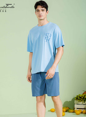 新世家族2024夏季新款男士家居服