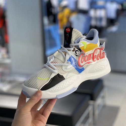 安踏霸道高帮新款可口可乐女鞋