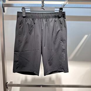 安踏冰丝短裤男2025夏季新款高弹透气跑步裤针织五分裤152537307