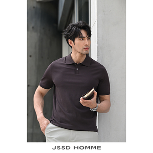 男翻领短袖 T恤衫 HOMME 新款 短袖 夏季 JSSD 男款 2024休闲POLO衫