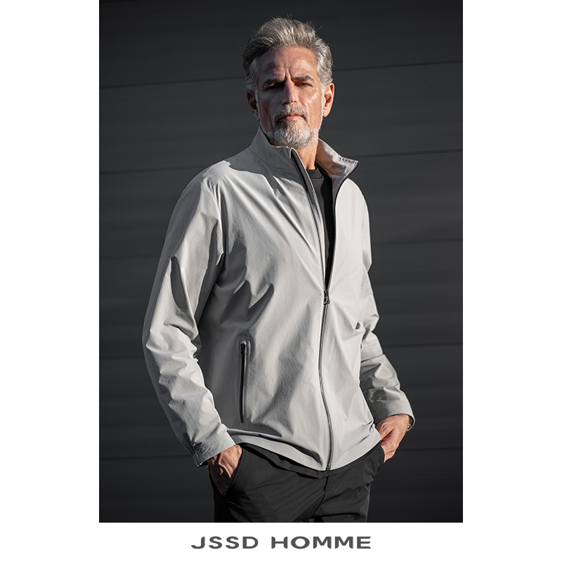 JSSDHOMME防UPF40通勤立领夹克