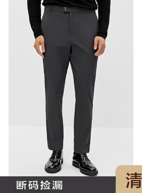 JSSD HOMME 日企面料秋冬季男士休闲裤通勤男款裤子修身直筒长裤