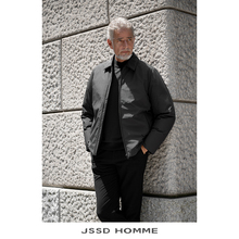 JSSD HOMME 秋冬新款翻领羽绒服男士通勤商务白鹅绒羽绒外套男款
