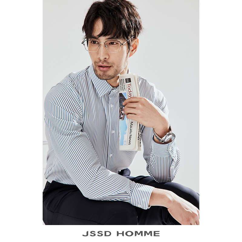 定制速干吸湿排汗免烫面料衬衫