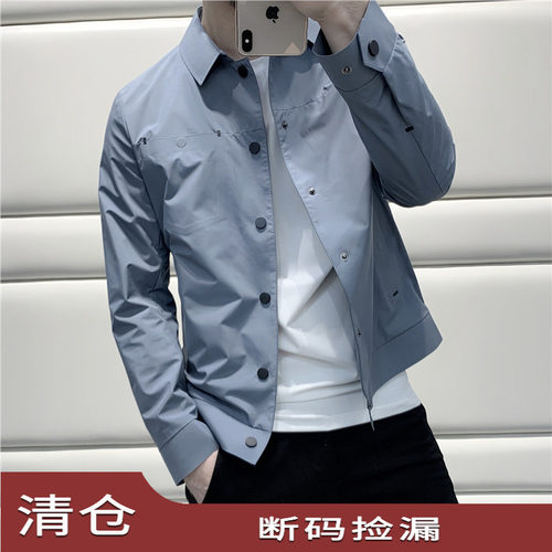 春秋季商务休闲夹克外套